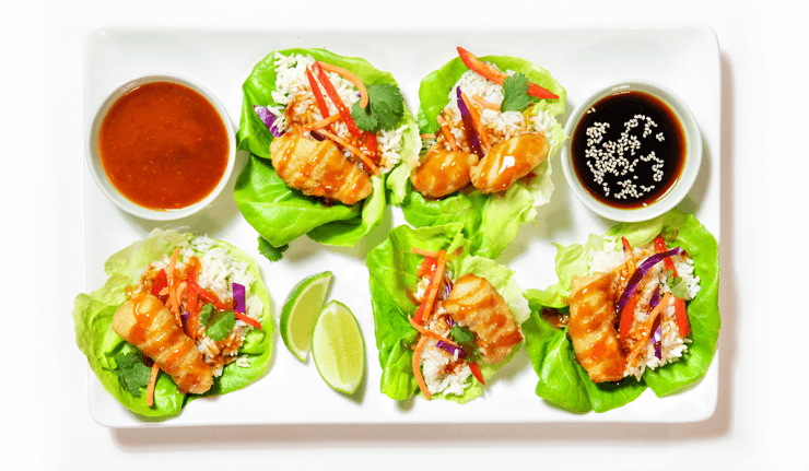 Tempura Lettuce Wraps
